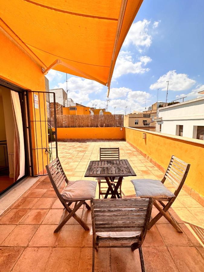 Penthouse Near Cathedral Private Rooftop Private Parking Seville Luaran gambar