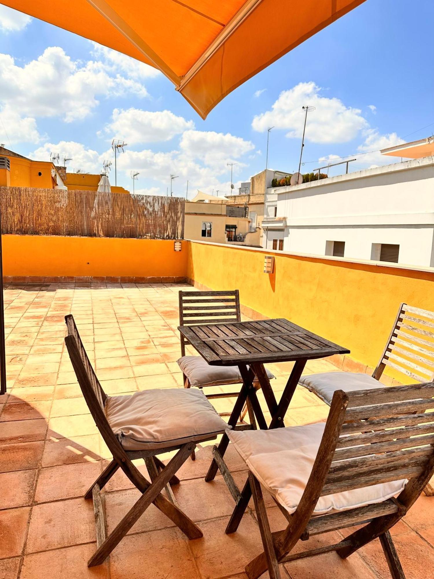 Penthouse Near Cathedral Private Rooftop Private Parking Seville Luaran gambar
